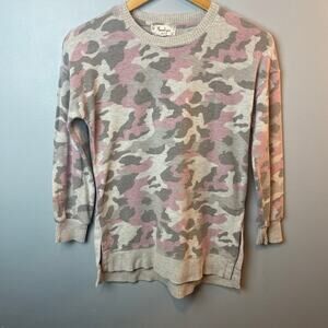 Moondance Girls Pink/Gray Camp Longsleeve Top